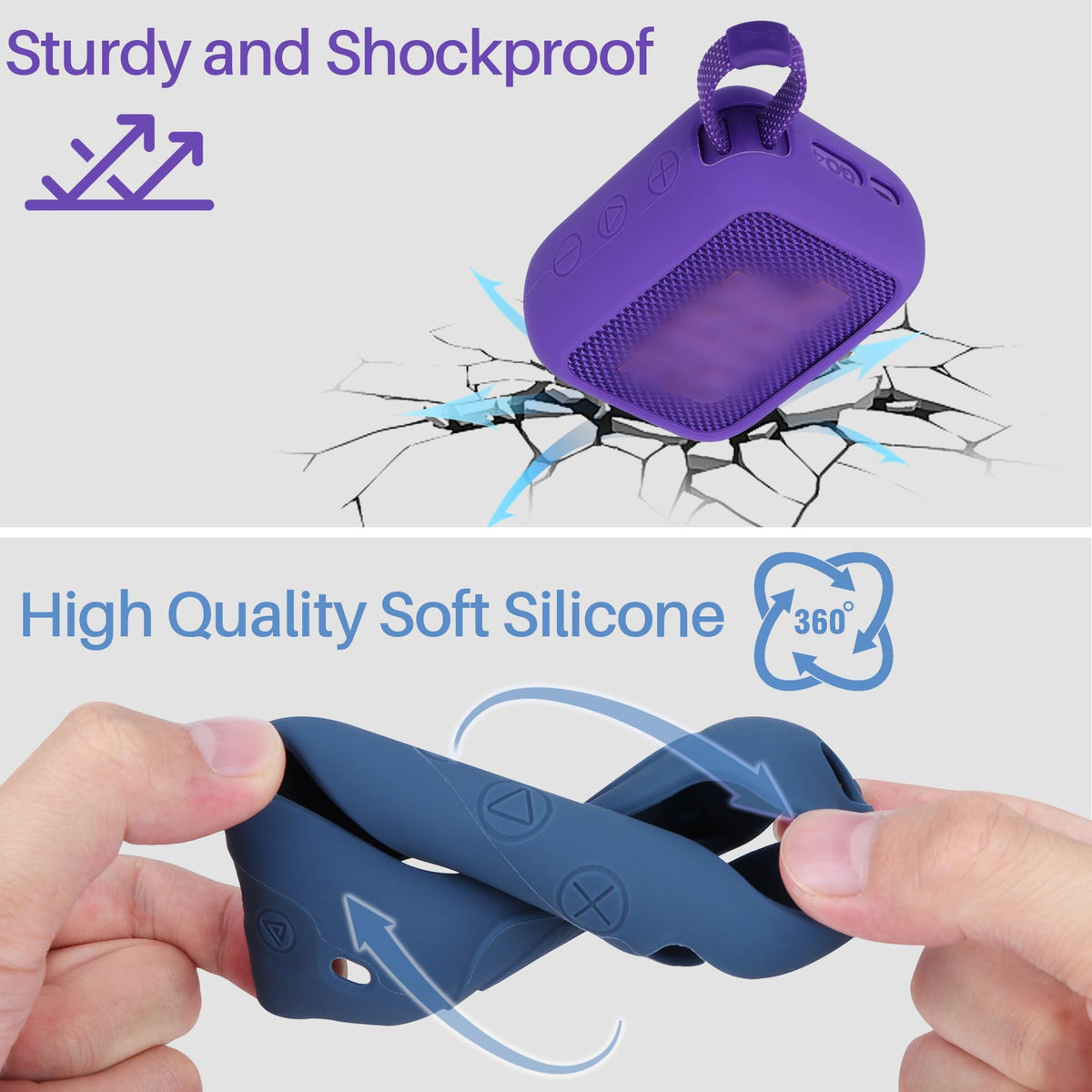 Lebakort next to a hand showing compact scale and lightweight benefit