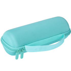Lebakort teal hard case zipper provides smooth access to your JBL Flip.