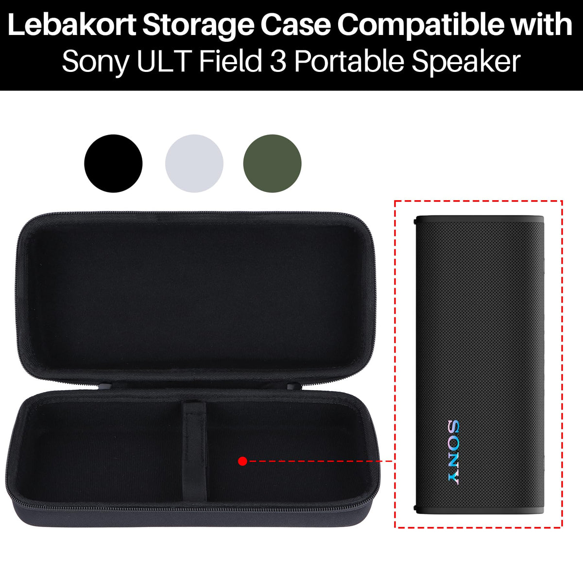 Lebakort ULT Field 3 case features soft velvet lining for gentle protection