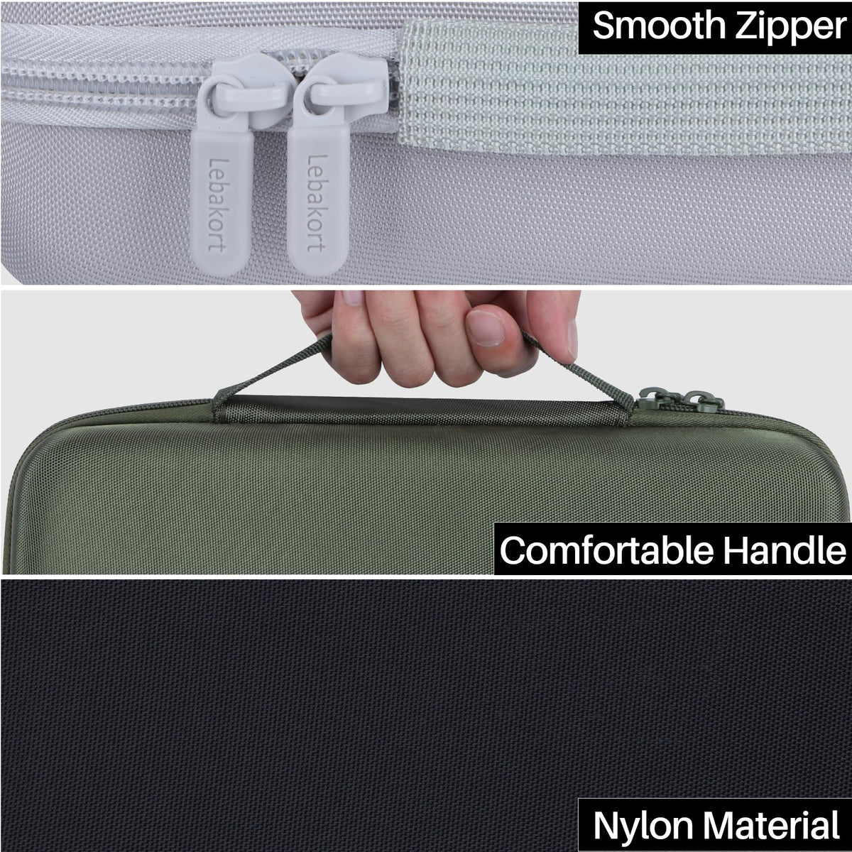 Lebakort ULT Field 3 case with zipper for quick access