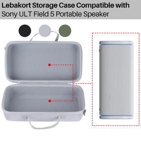 Lebakort Sony ULT Field 5 case hand strap enables easy one‑hand carrying
