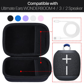 Lebakort Wonderboom4 pink case side pocket open shows organized storage