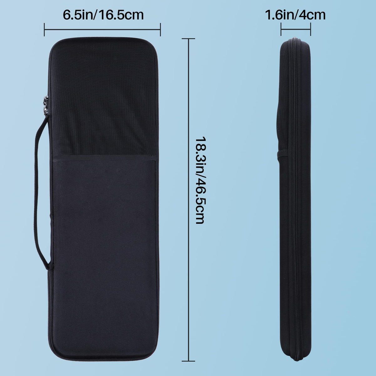 Lebakort sturdy zipper and stitching detail ensuring durability