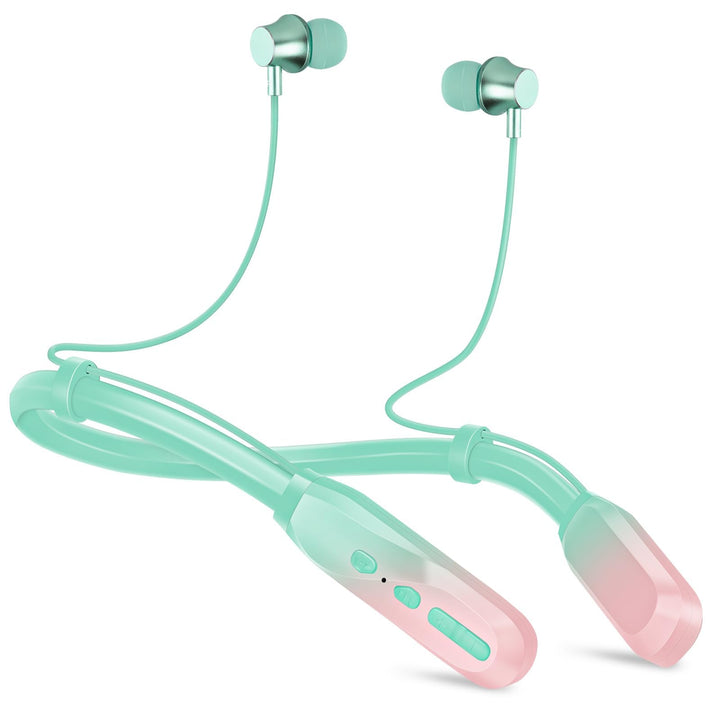 Lecefty front view of neckband showing design and fit benefit