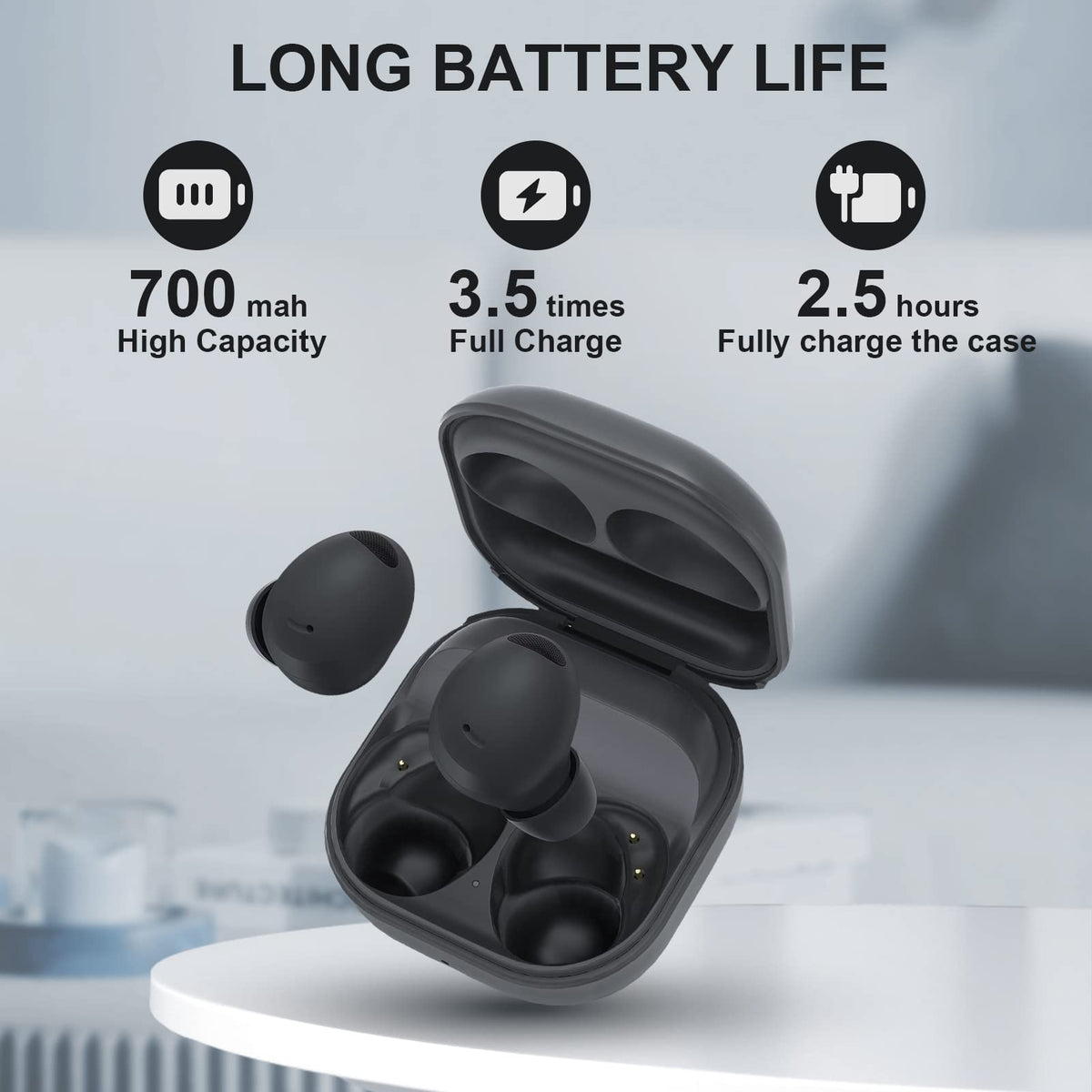 LeChivée 700mAh battery LED indicator shows charge level at a glance.