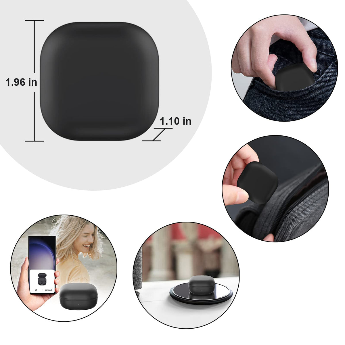 LeChivée portable charging case ideal for travel, office, or commute.