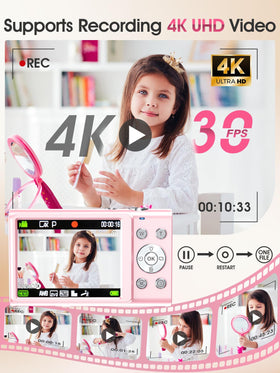 Lecnippy digital camera offers 16x zoom for distant subjects.