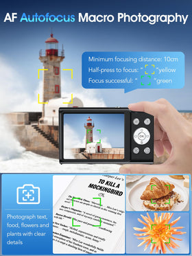 Lecnippy Digital Camera offers webcam mode for smooth video calls.