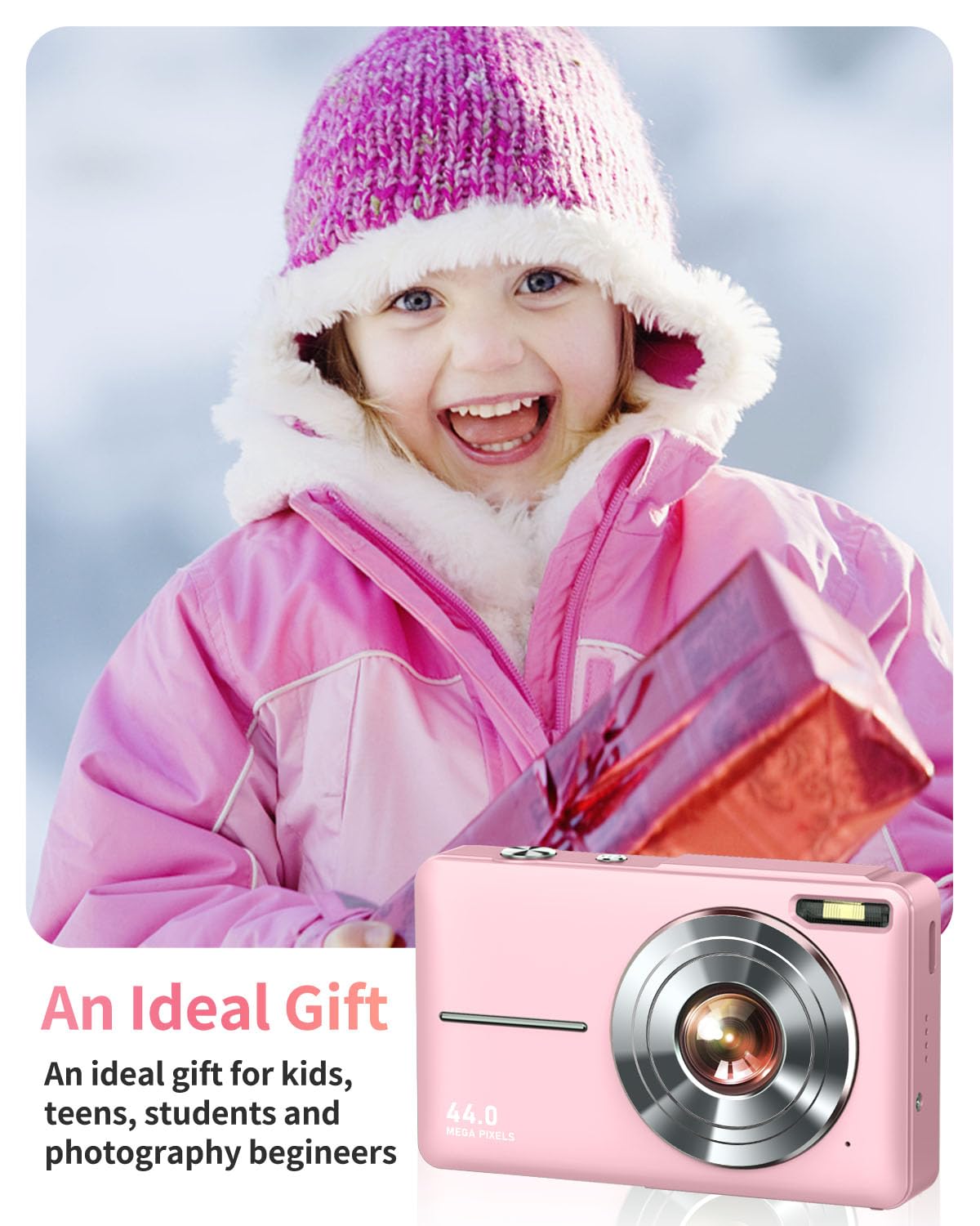 Lecran camera menu showing creative filters for playful photo effects