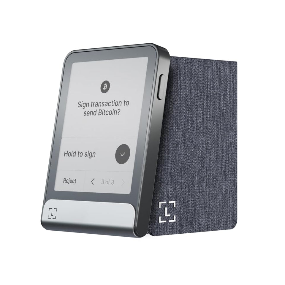 Ledger Flex Starter Pack front view shows portable crypto security.