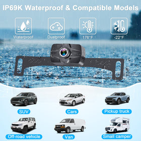 LeeKooLuu IP69 waterproof backup camera built for all-weather use