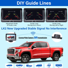 LeeKooLuu IP69 waterproof backup camera withstands rain and dust.