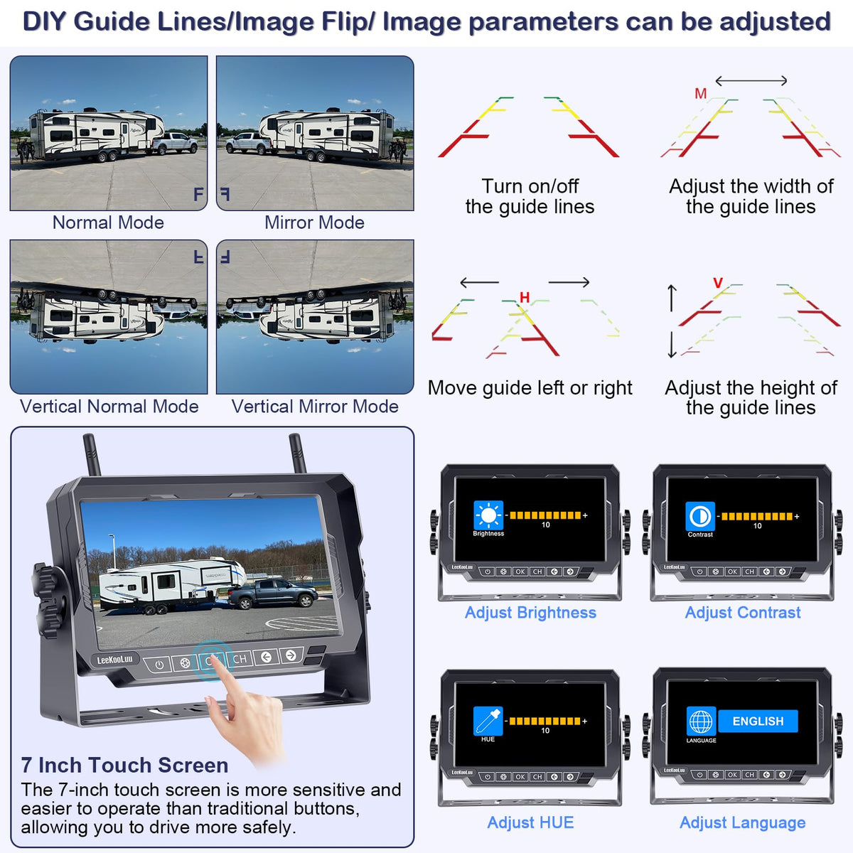 LeeKooLuu IP69 waterproof camera resists rain and dust for reliability.