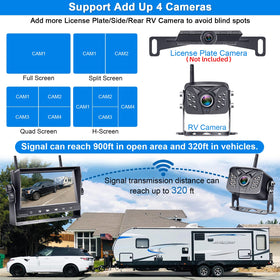 LeeKooLuu IP69K waterproof night vision RV camera for any weather