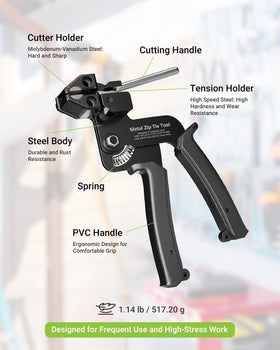 LEENUE exhaust repair and vehicle mounting supported by reliable zip ties