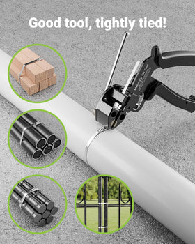 LEENUE fence repair and chicken coop applications for sturdy, weather-resistant ties