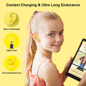 LEEPENK touch-control earbuds with intuitive controls for music and calls.