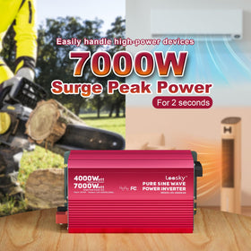 LEESKY remote control at 30ft enables easy monitoring of power from a distance
