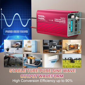 LEESKY RV/off-grid setup shows reliable 12V to 110V conversion