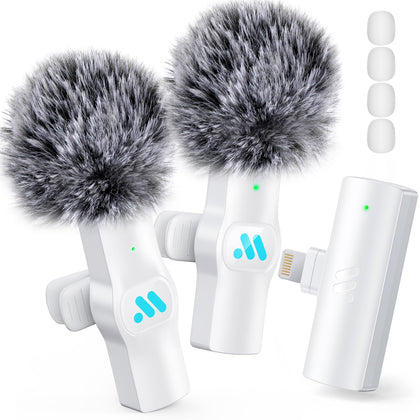Leettus Lavalier microphone pair for interviews and vlogs delivering clear audio.