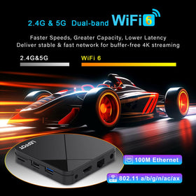 LEFFOT connected to TV showing crisp 4K HDR playback benefits