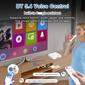 LEFFOT H313 connected to TV via HDMI demonstrating 4K playback benefit