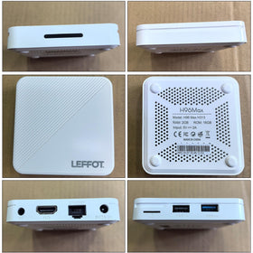 LEFFOT H313 placed in living room with TV showing how it upgrades home entertainment