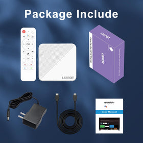 LEFFOT H313 unboxed with accessories showing ready‑to‑use setup benefit