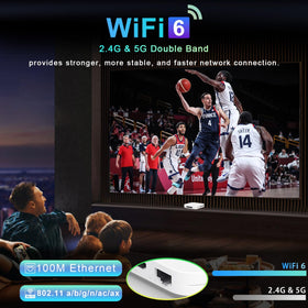 LEFFOT M1 Plus voice remote for effortless navigation and control.