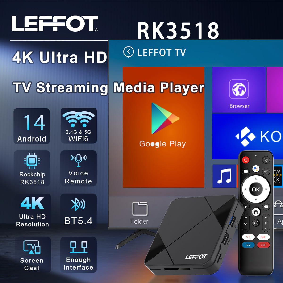 LEFFOT close-up of ports highlighting versatile connectivity benefits