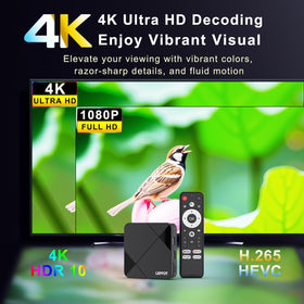 LEFFOT ports closeup showing HDMI, USB 3.0, TF and AV benefits