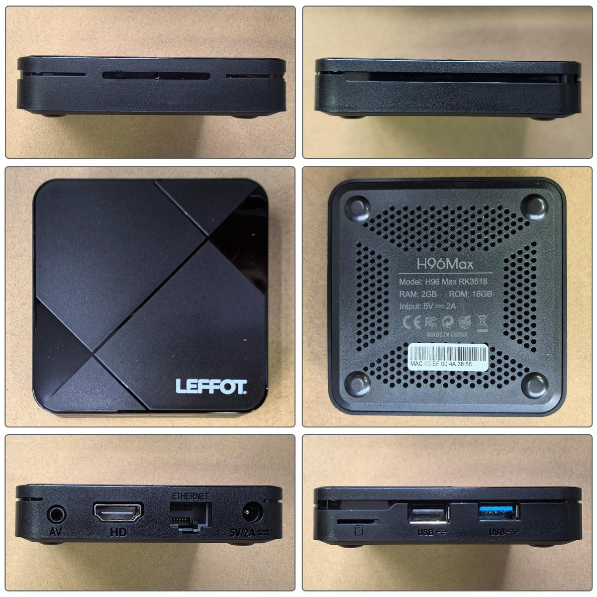 LEFFOT beside a smartphone for size comparison and portability