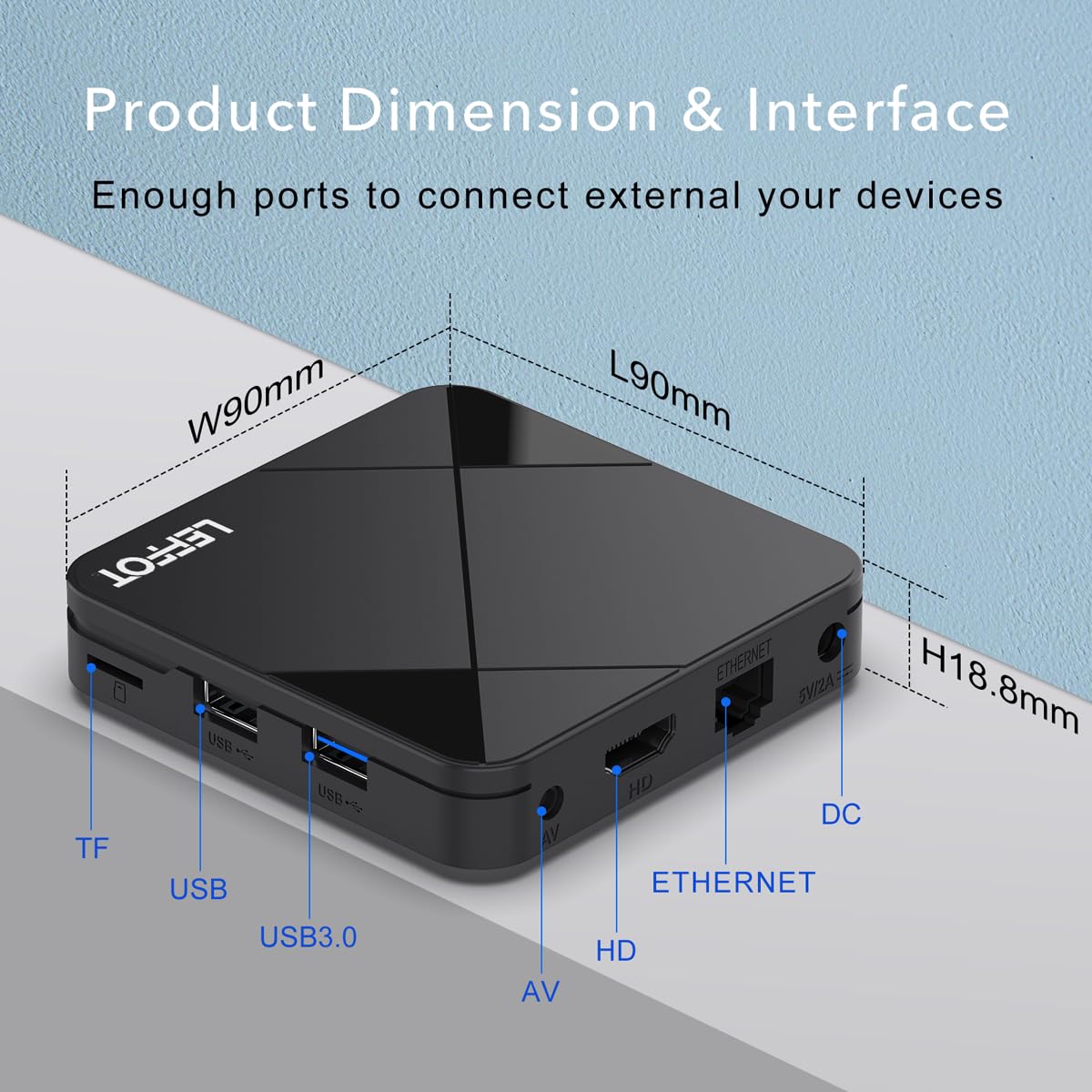 LEFFOT demonstrating WiFi 6 connectivity for stable streaming