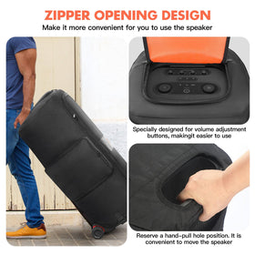 LEFOR·Z PartyBox 720 case interior layout with multiple pockets