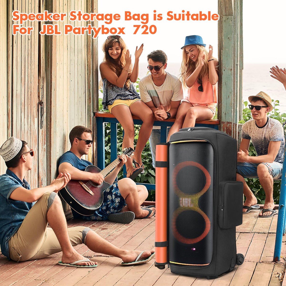 LEFOR·Z PartyBox 720 tear-resistant polyester exterior detail