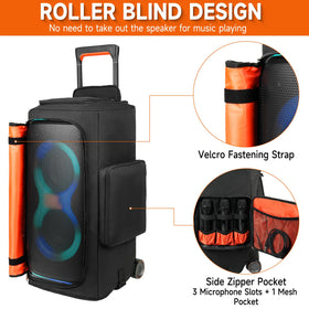 LEFOR·Z back view with roll blind closed protecting ports and surfaces