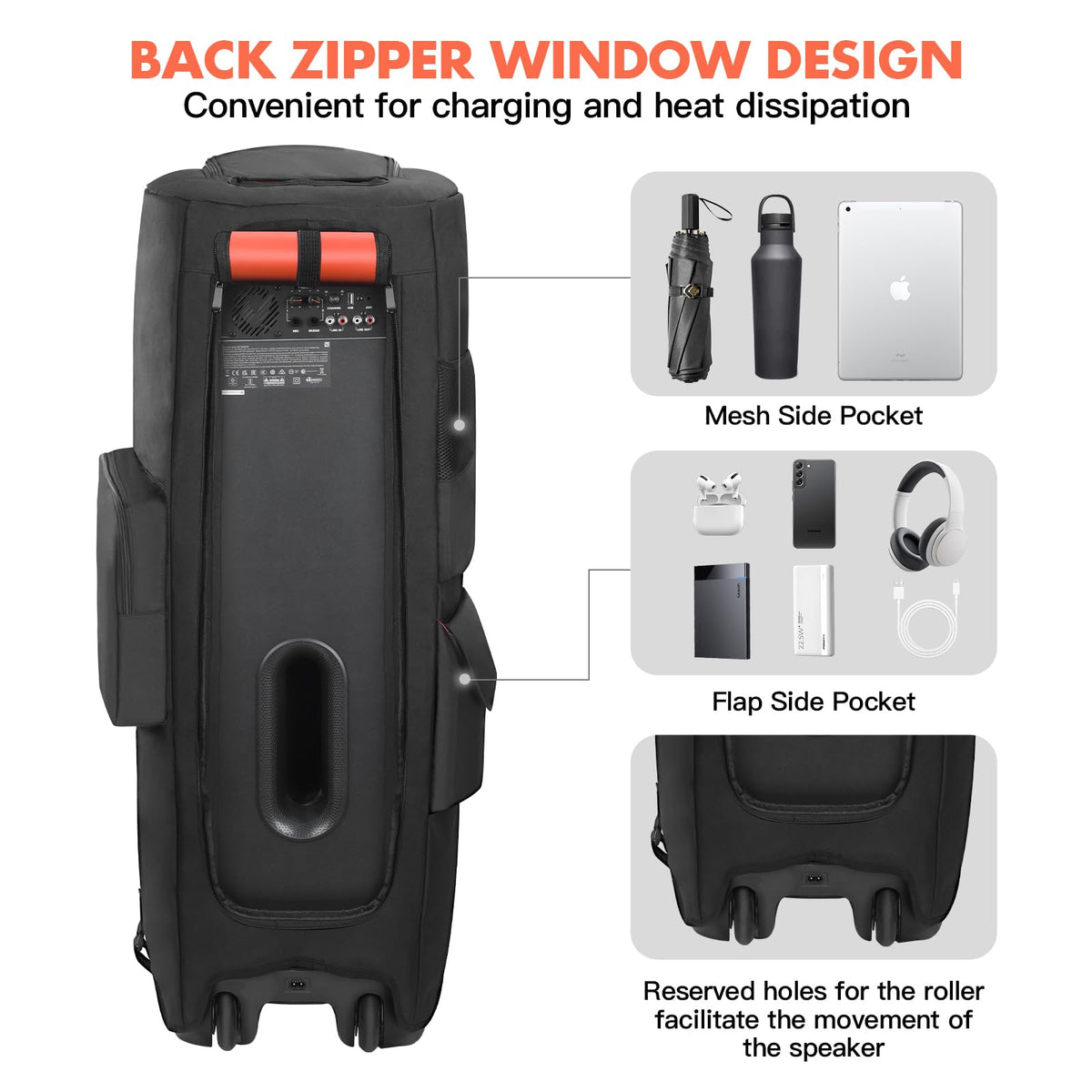 LEFOR·Z bottom Velcro strap securing cover during transport