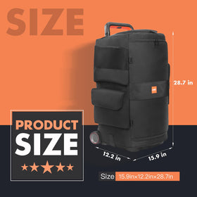 LEFOR·Z fabric close‑up showing tear‑resistant polyester and padded protection