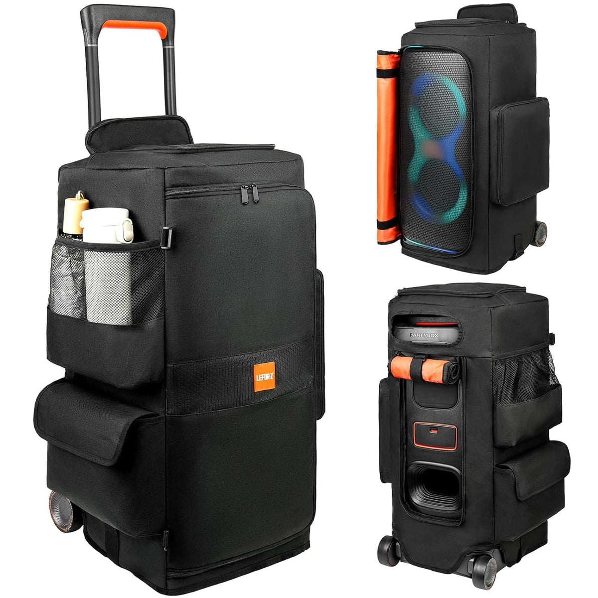 LEFOR·Z front view with roll blind open showing ready access and convenience