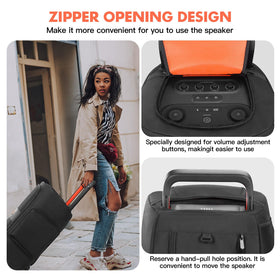 LEFOR·Z pocket detail with microphones and cables organized for quick access