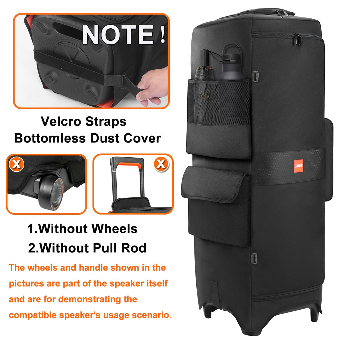 LEFOR·Z rolled front panel open for easy port access