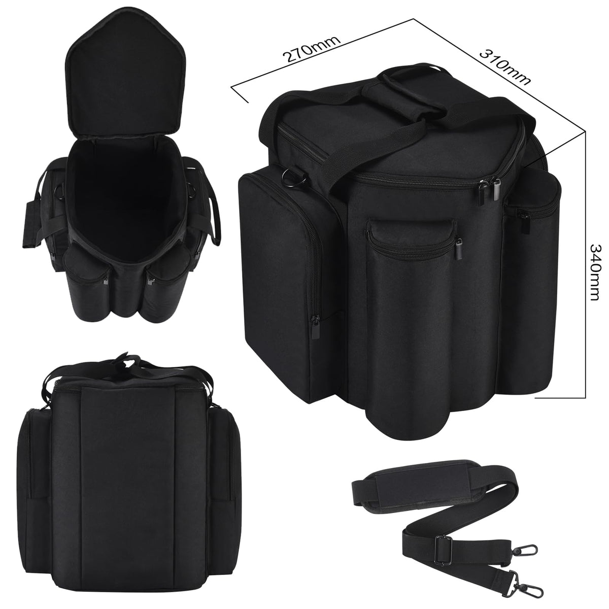 LEFOR·Z adjustable shoulder strap and padded handle for comfortable carrying