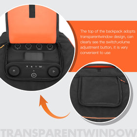 LEFOR·Z side pockets holding microphones and cables for organized transport