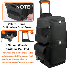 LEFOR·Z side pocket holding microphones and cables for organized transport