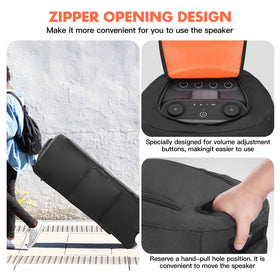 LEFORZ top zipper opening allows top controls without removing the cover.