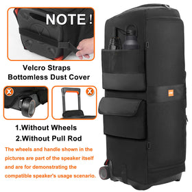 LEFORZ Velcro bottom fix secures the speaker during transport.