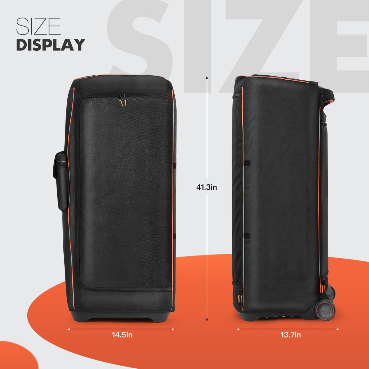 LEFOR·Z top zipper open giving access to controls and easy charging