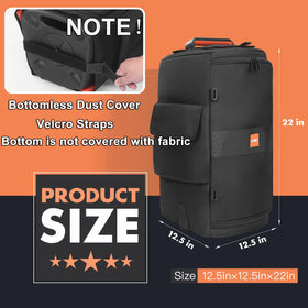 LEFOR·Z top zipper open revealing PartyBox top controls for convenient use