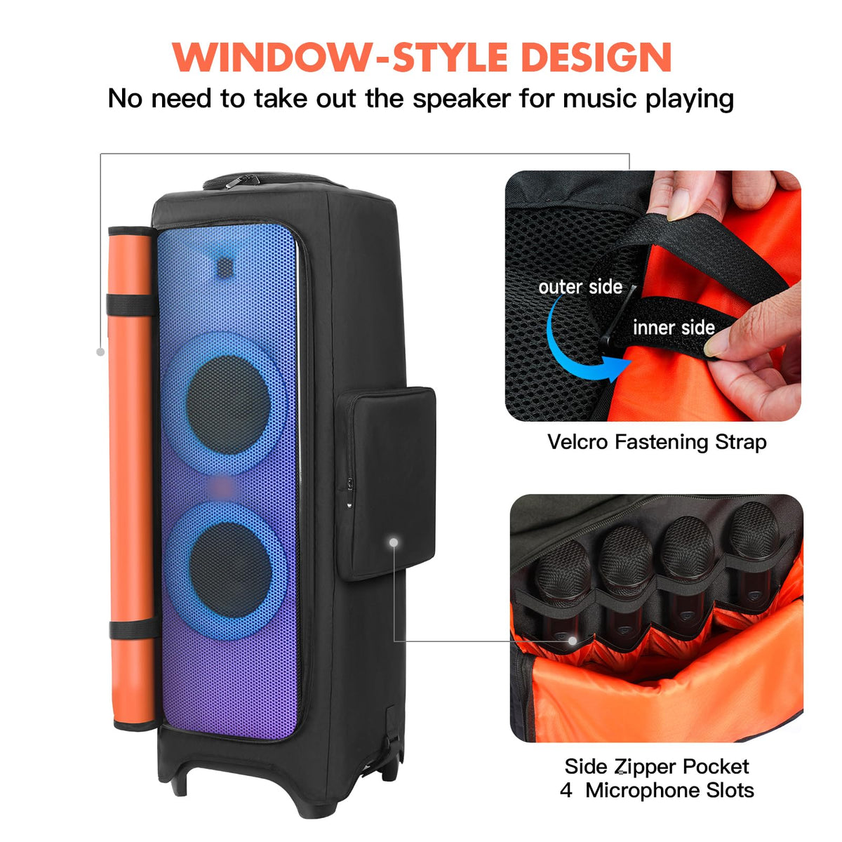 LEFOR·Z top zipper enabling control access without removal