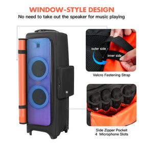 LEFOR·Z top zipper enabling control access without removal